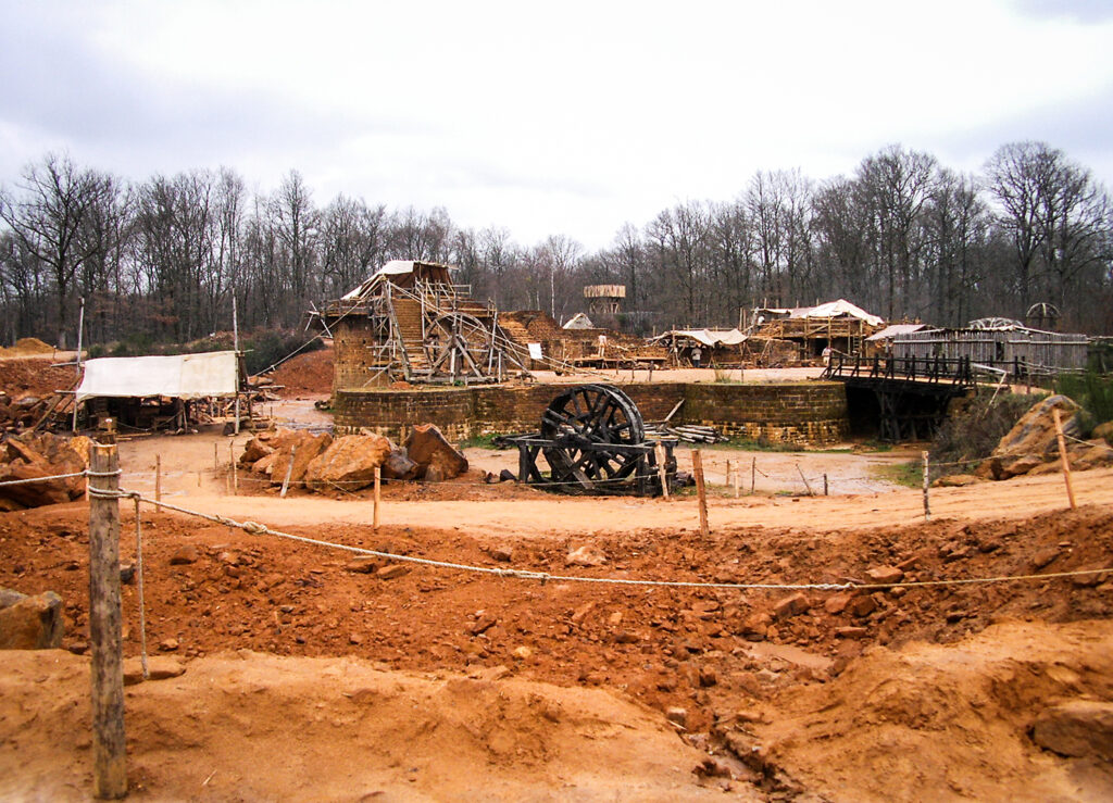 mittelalterliche Baustelle