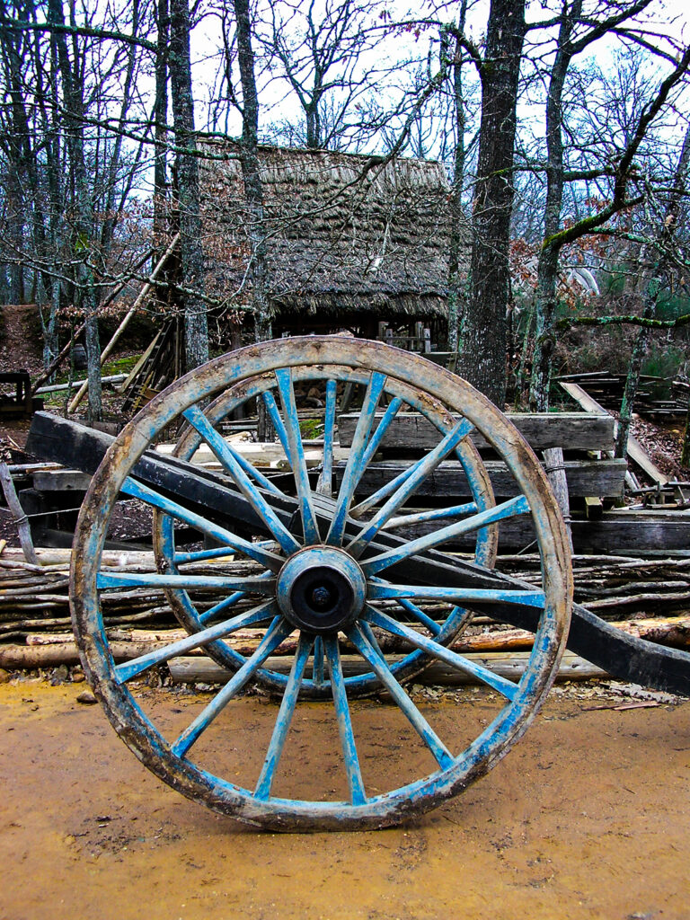Karren mit großen Rädern