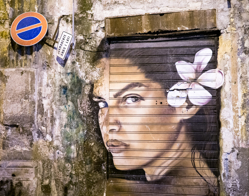 Frauenportrait Streetart