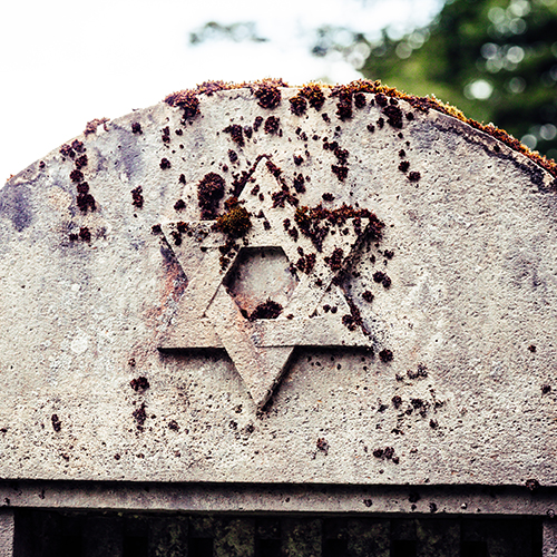 Davidstern auf Grabstein