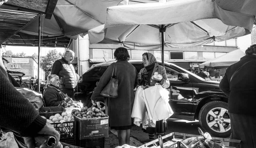 auf dem Markt