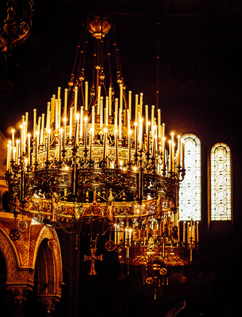 pompöser Kronenleuchter