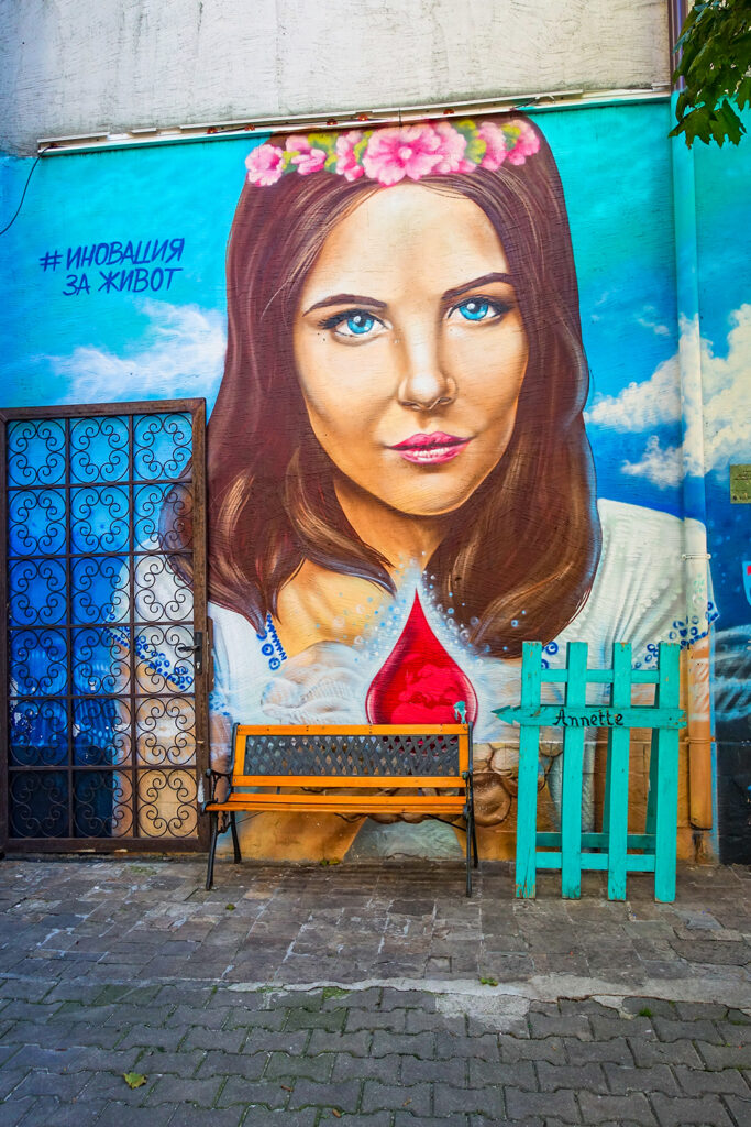 Bild: Frau bild Blumenkranz im Haar